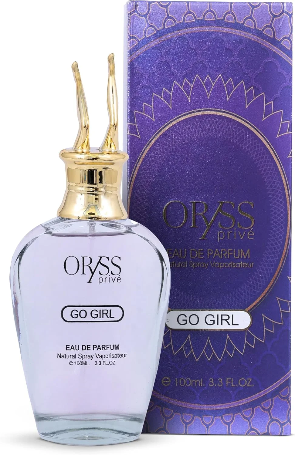 ادکلن زنانه ORYSS prive Go Girl | رایحه ای جسورانه، شیرین و اعتیادآور | نت های بادام، گل مریم، یاس سامباک، دانه تونکا و کاکائو | عطر مصرف روزانه | 100 میلی لیتر