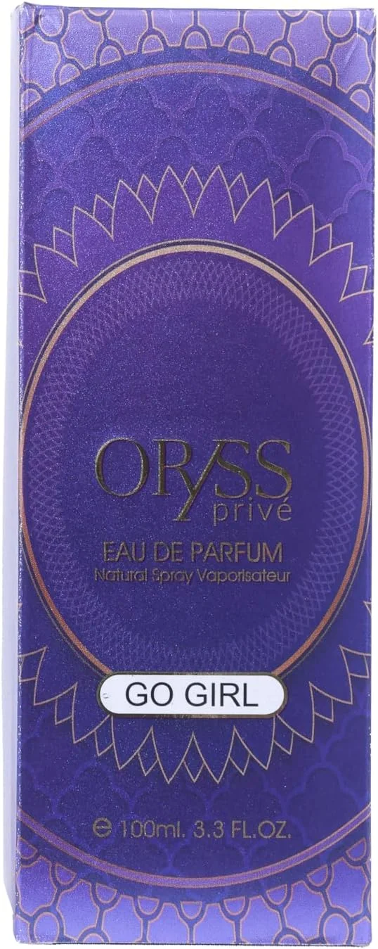 ادکلن زنانه ORYSS prive Go Girl | رایحه ای جسورانه، شیرین و اعتیادآور | نت های بادام، گل مریم، یاس سامباک، دانه تونکا و کاکائو | عطر مصرف روزانه | 100 میلی لیتر ادکلن زنانه ORYSS prive Go Girl | رایحه ای جسورانه، شیرین و اعتیادآور | نت های بادام، گل مریم، یاس سامباک، دانه تونکا و کاکائو | عطر مصرف روزانه | 100 میلی لیتر