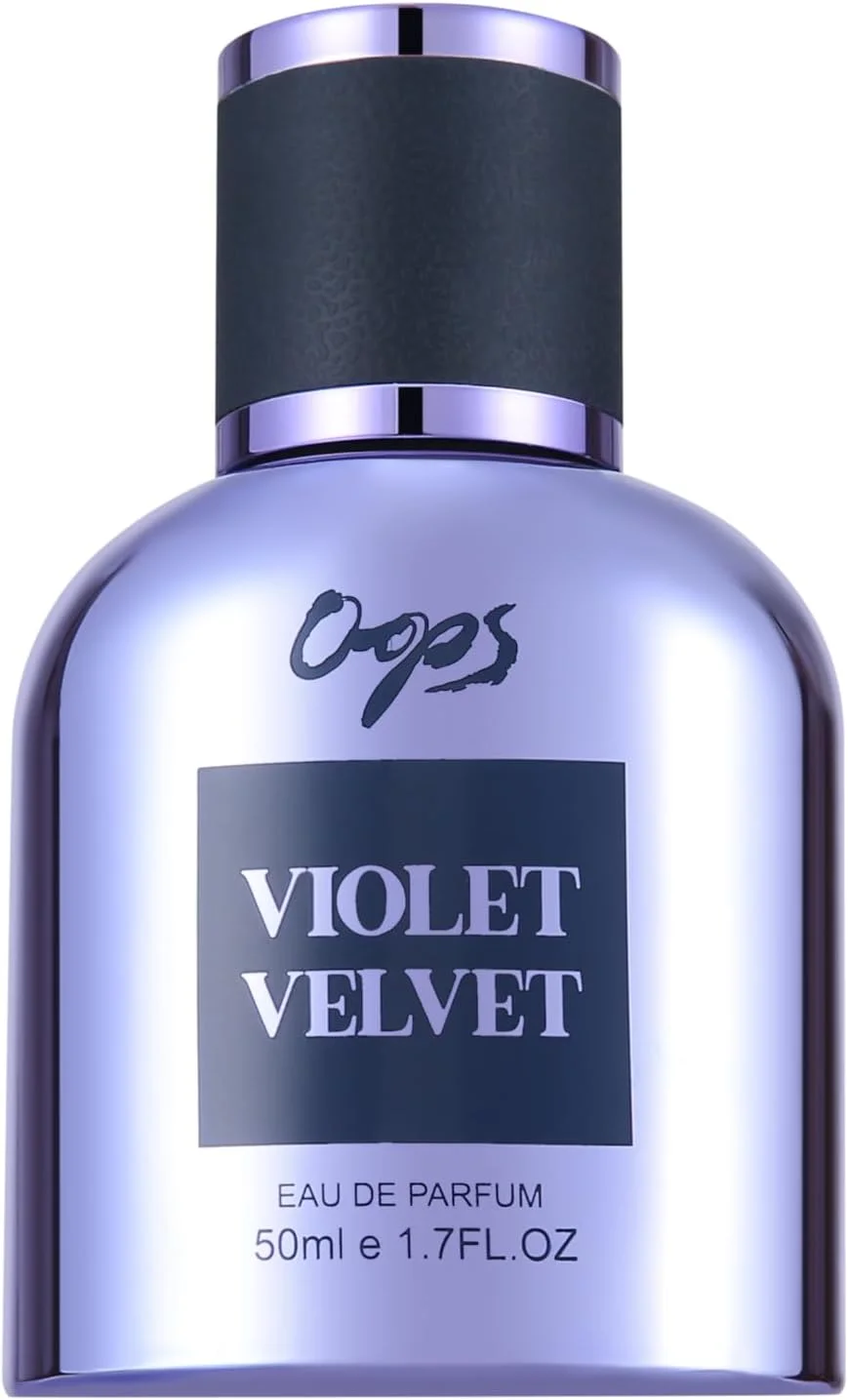 ادو پرفیوم Oops - Violet Velvet | ترکیبی جادویی از رایحه گل و میوه | عطر لوکس زنانه | ماندگاری طولانی | هدیه ای ایده آل برای زنان | 50 میلی لیتر | ساخت امارات متحده عربی