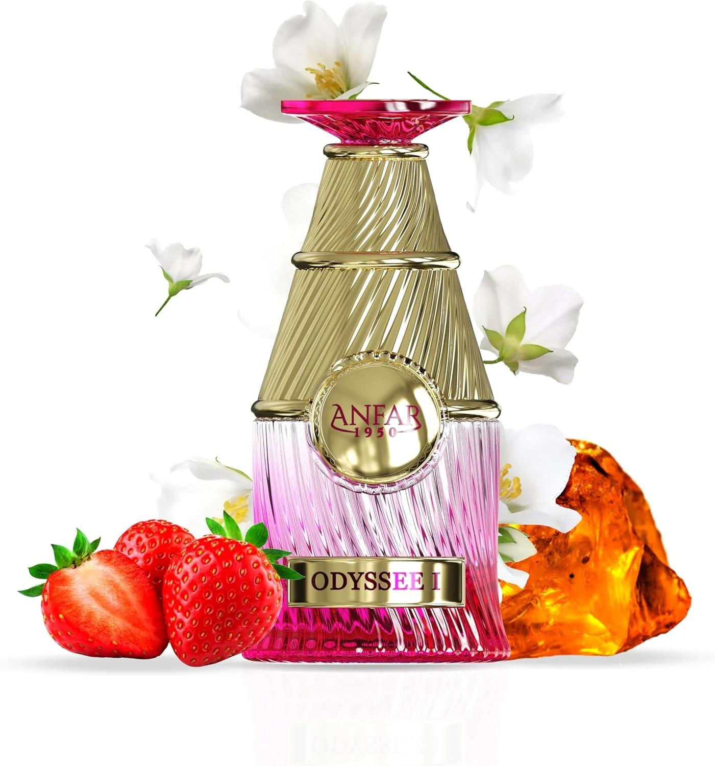 عطر زنانه آنفار 1950 اودیسه I اکستریت د پرفیوم، 100 میلی لیتر، توت فرنگی، تمشک، شاه توت، آلبالو، مخصوص بانوان، 100 میلی لیتر