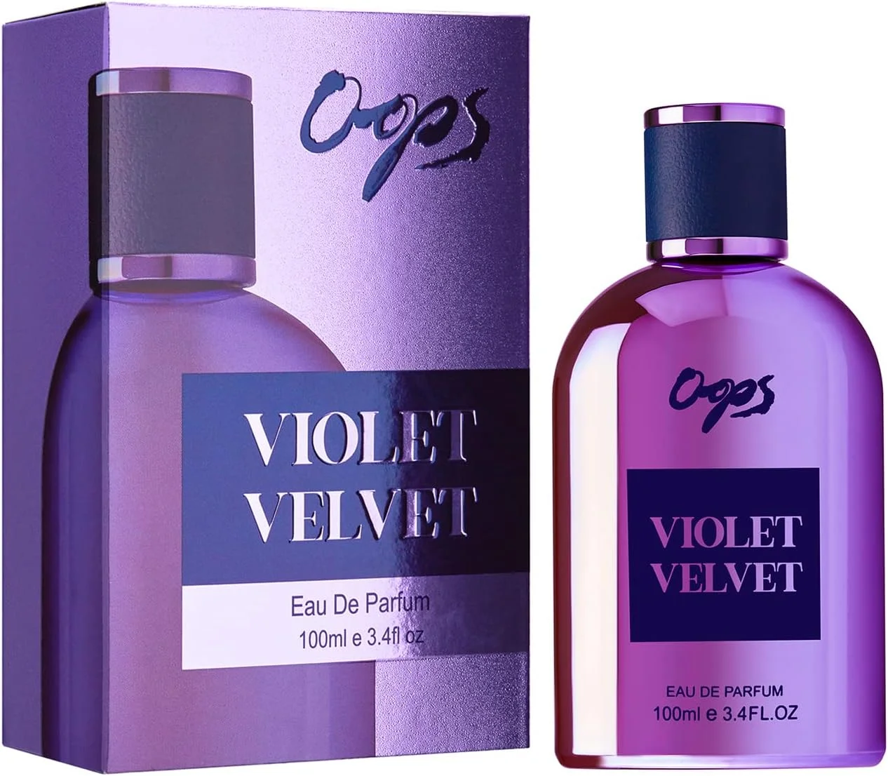 ادو پرفیوم Oops - Violet Velvet | ترکیبی جادویی از رایحه میوه ای گلی | عطر لوکس زنانه | ماندگاری طولانی | هدیه ای ایده آل برای زنان | 100 میلی لیتر | ساخت امارات متحده عربی