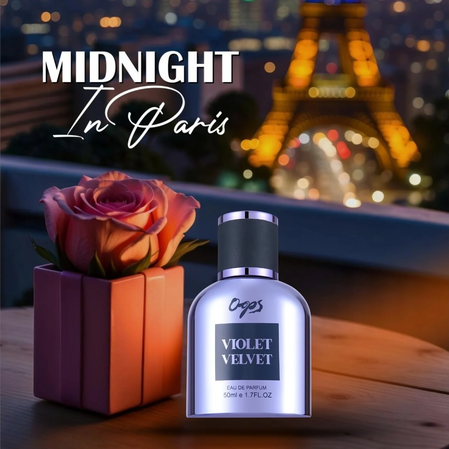 ادو پرفیوم Oops - Violet Velvet | ترکیبی جادویی از رایحه گل و میوه | عطر لوکس زنانه | ماندگاری طولانی | هدیه ای ایده آل برای زنان | 50 میلی لیتر | ساخت امارات متحده عربی