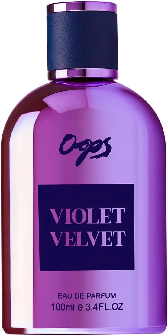 ادو پرفیوم Oops - Violet Velvet | ترکیبی جادویی از رایحه میوه ای گلی | عطر لوکس زنانه | ماندگاری طولانی | هدیه ای ایده آل برای زنان | 100 میلی لیتر | ساخت امارات متحده عربی