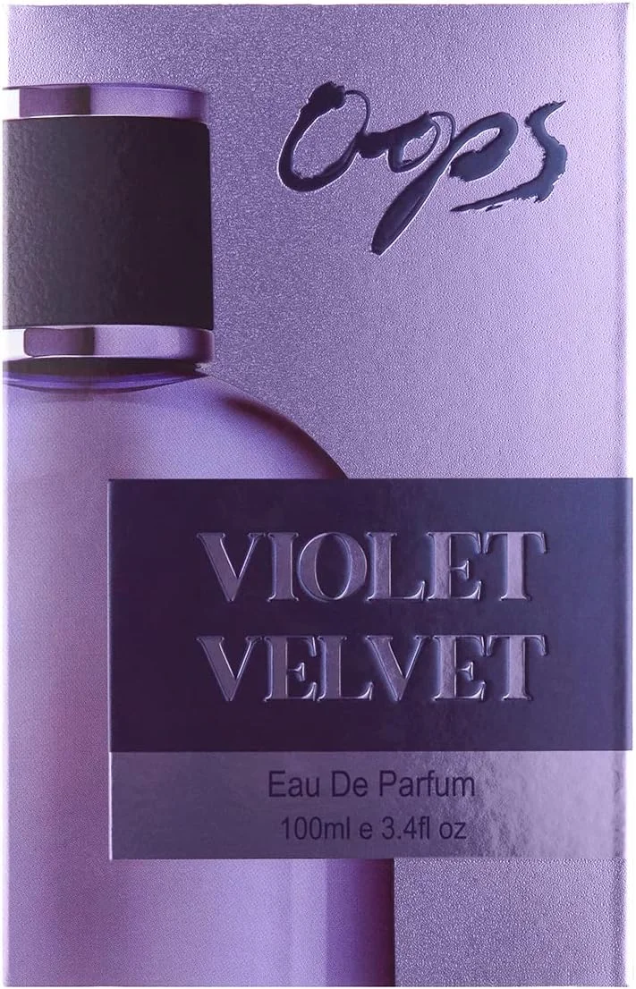 ادو پرفیوم Oops - Violet Velvet | ترکیبی جادویی از رایحه میوه ای گلی | عطر لوکس زنانه | ماندگاری طولانی | هدیه ای ایده آل برای زنان | 100 میلی لیتر | ساخت امارات متحده عربی