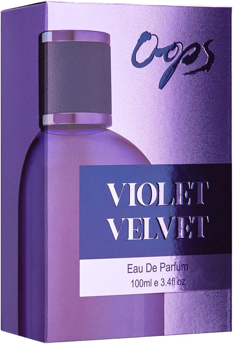 ادو پرفیوم Oops - Violet Velvet | ترکیبی جادویی از رایحه میوه ای گلی | عطر لوکس زنانه | ماندگاری طولانی | هدیه ای ایده آل برای زنان | 100 میلی لیتر | ساخت امارات متحده عربی