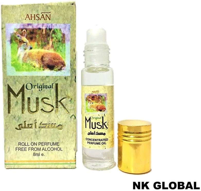 عطر مشک طبیعی NK GLOBAL ماندگاری طولانی، عطر گیاهی بدون الکل، ست هدیه عطر مشک برای زنان، عطر ارگانیک برای مردان، روغن های ضروری با رایحه مشک، عطر مسافرتی یونیسکس 8 میلی لیتر عطر مشک طبیعی NK GLOBAL ماندگاری طولانی، عطر گیاهی بدون الکل، ست هدیه عطر مشک برای زنان، عطر ارگانیک برای مردان، روغن های ضروری با رایحه مشک، عطر مسافرتی یونیسکس 8 میلی لیتر