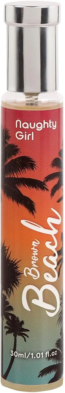 عطر زنانه ادو پرفیوم Naughty Girl مدل Brown Beach - حجم 30 میلی لیتر