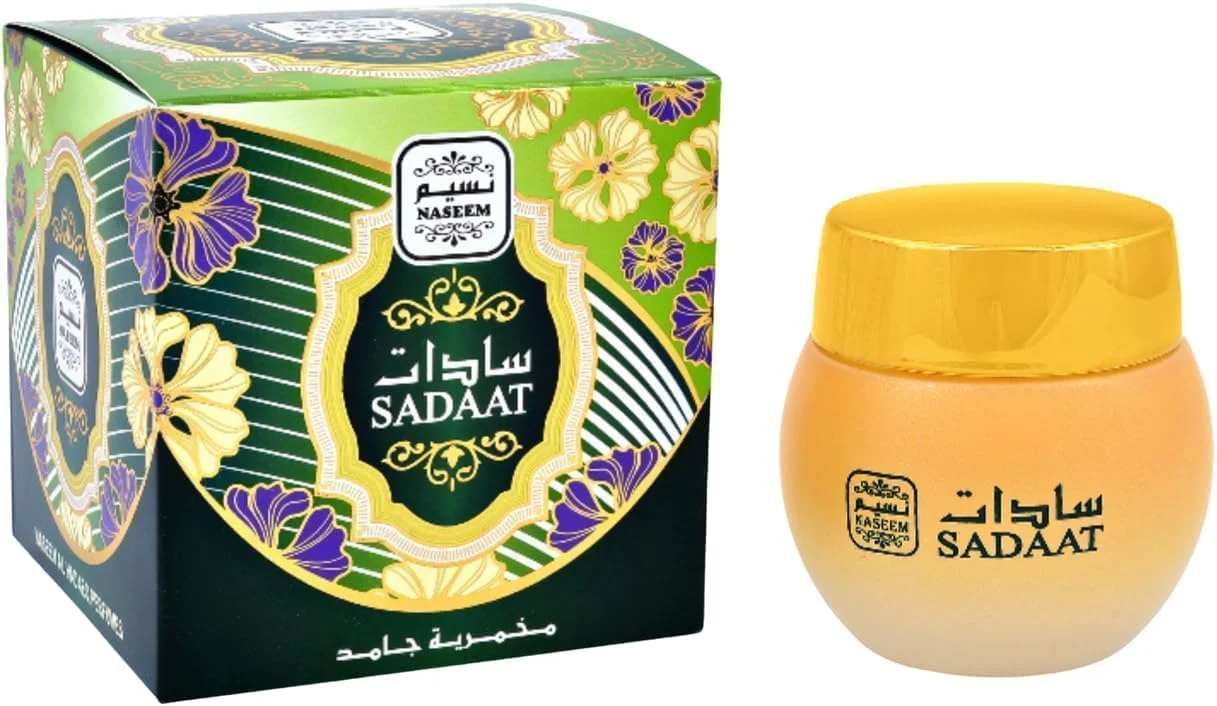 عطر ژلی نسیم سادات 25 میلی لیتر - ادو پرفیوم унисекс برای آقایان و بانوان - رایحه свежая ماندگار - فرمول ژلی ضد ریزش مناسب سفر با مزایای آبرسانی پوست (25 میلی لیتر، سادات)