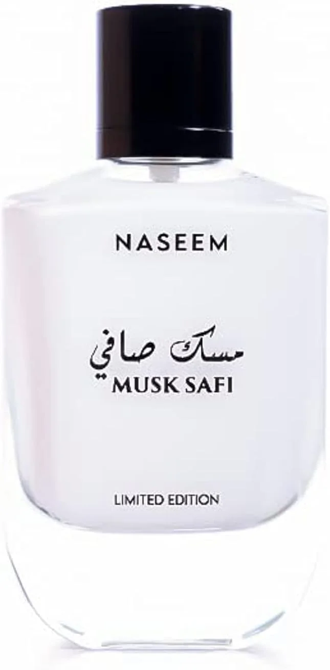 عطر ادو پرفیوم مردانه و زنانه Musk Safi از Naseem Perfumes با رایحه ملایم 100 میلی لیتر