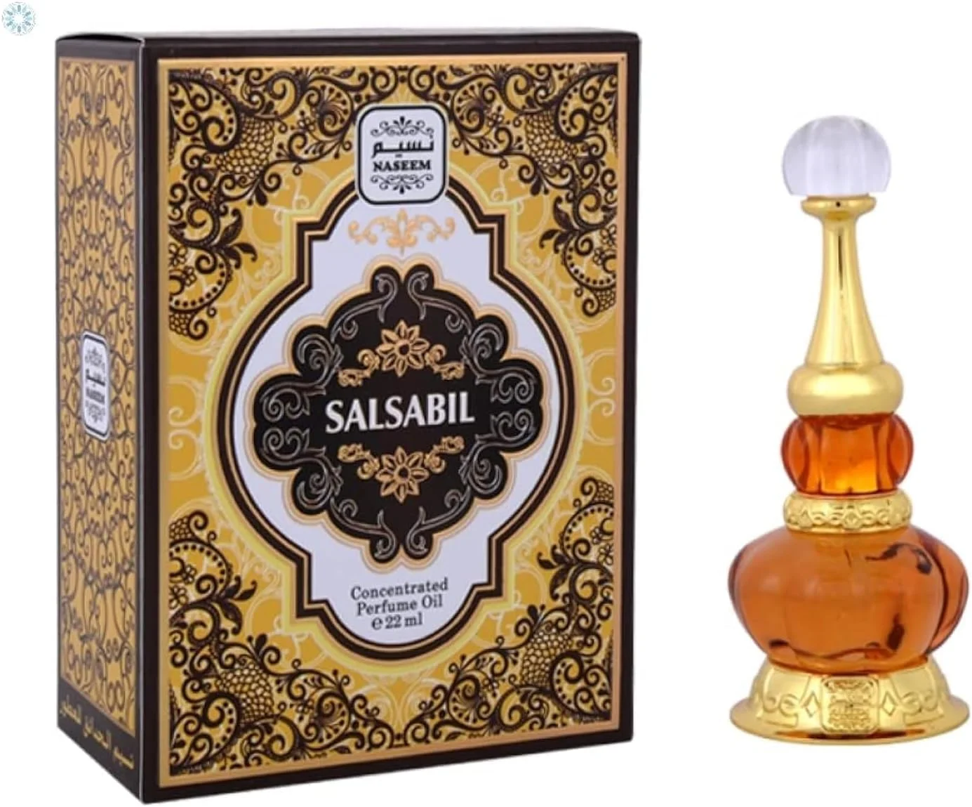 عطر روغنی سಲ್سبیل نسیم پرفیومز، ادو پرفیوم با رایحه ملایم برای آقایان و بانوان، 22 میلی لیتر