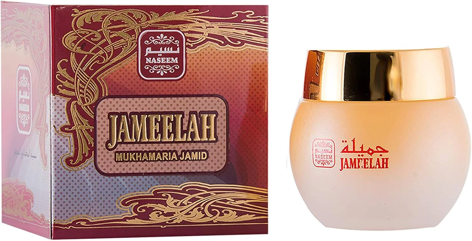 عطر جامد جمیله از نسیم پرفیومز، ژل 25 میلی لیتری - ادو پرفیوم ملایم унисекс، رایحه ماندگار برای آقایان و خانم ها، مناسب برای استفاده روزمره