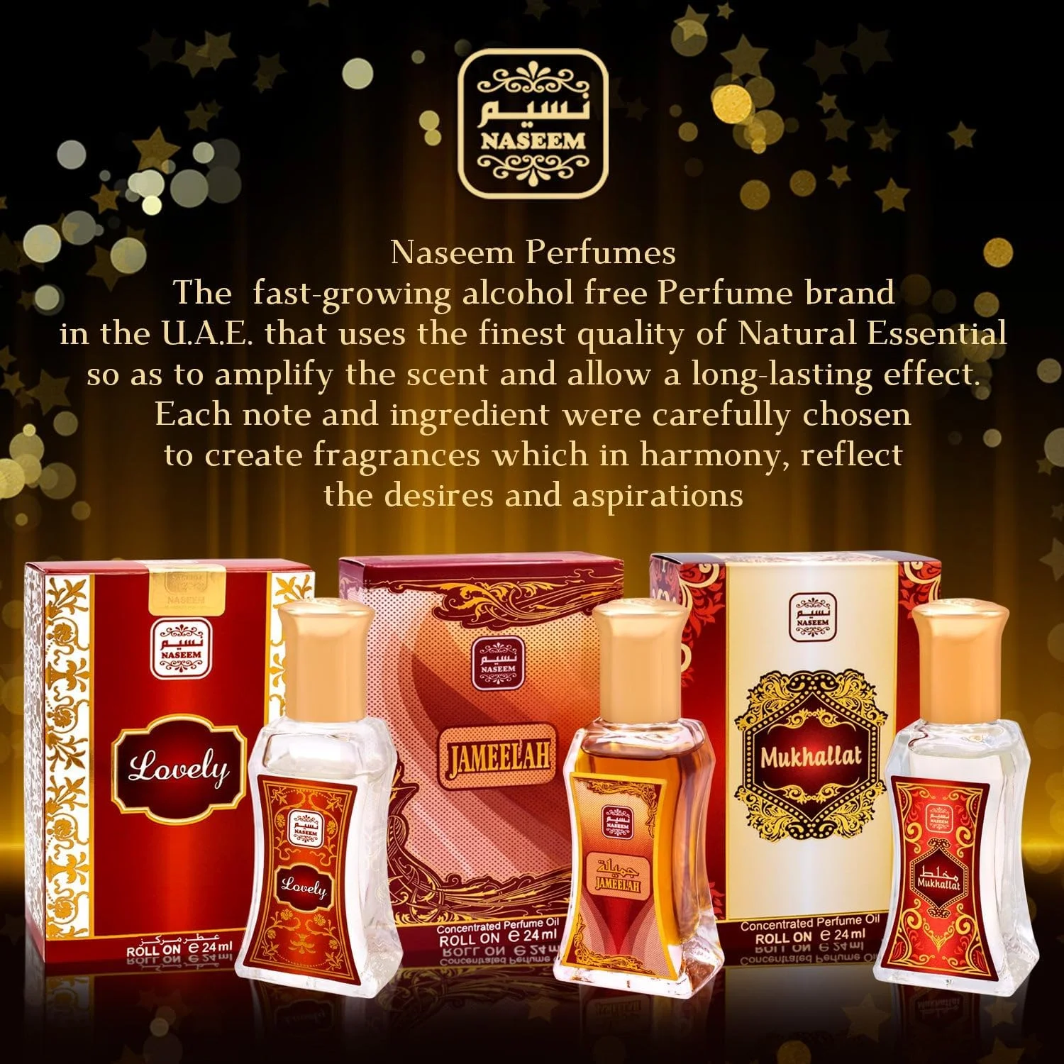 روغن عطر رولی نسیم Lovely حجم 24 میلی لیتر - ادو پرفیوم با رایحه ملایم برای آقایان و بانوان - ماندگاری طولانی، ضد حساسیت، بدون الکل با رایحه مرکبات تازه، گل ها و چوب مناسب استفاده روزانه روغن عطر رولی نسیم Lovely حجم 24 میلی لیتر - ادو پرفیوم با رایحه ملایم برای آقایان و بانوان - ماندگاری طولانی، ضد حساسیت، بدون الکل با رایحه مرکبات تازه، گل ها و چوب مناسب استفاده روزانه