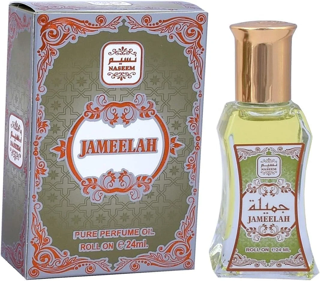 عطر رولی نسیم جمیله 24 میلی لیتر - رایحه لطیف унисекс، ماندگاری طولانی برای آقایان و بانوان