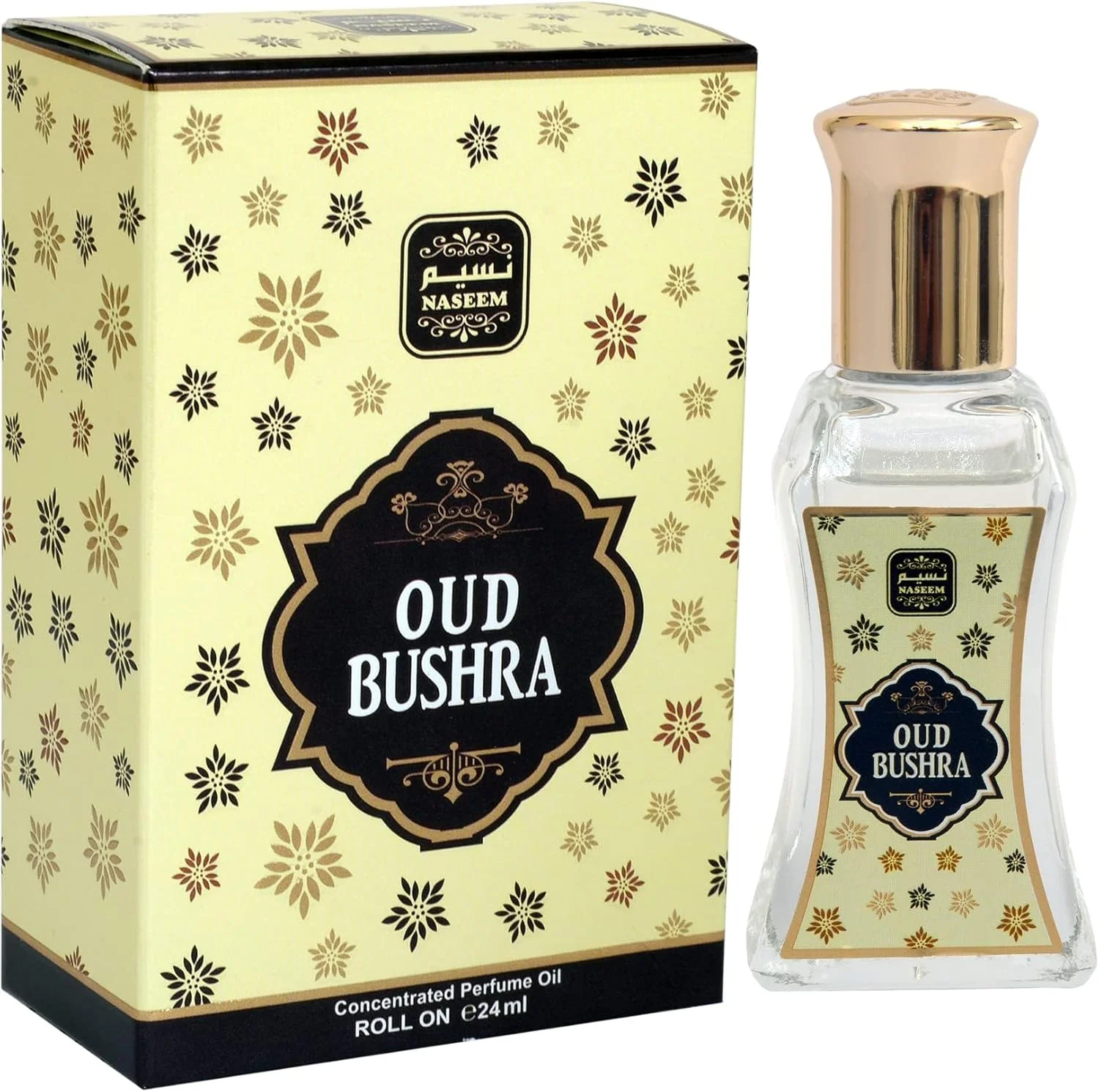 عطر رولی نسیم عود بشری با رایحه ملایم ادو پرفیوم مردانه و زنانه 24 میلی لیتر