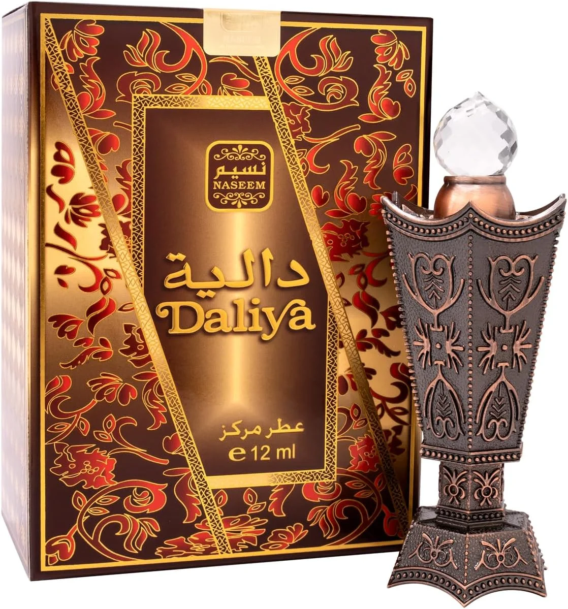 روغن عطر نسیم دالیا 12 میلی لیتر - ادو پرفیوم ظریف برای مردان و زنان، عطر عربی ماندگار با مرکبات تازه، عنبر و مشک، ایده آل برای استفاده روزمره و مناسبت های خاص