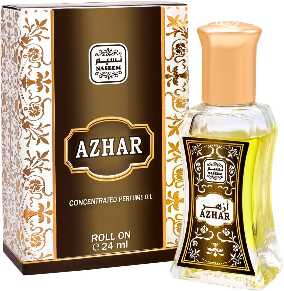 عطر رولی کنستانتره نسیم ازهر مردانه و زنانه - 24 میلی لیتر ادو پرفیوم لوکس با رایحه ملایم، مواد طبیعی و فرمول ضد حساسیت - مناسب برای هر مناسبت و انواع پوست
