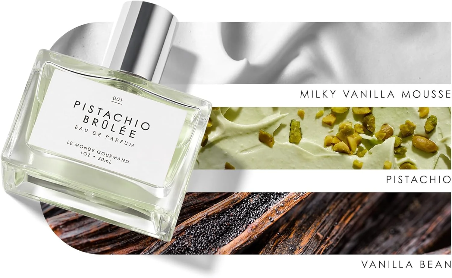 ادو پرفیوم پسته بروله Le Monde Gourmand - 30 میلی لیتر - رایحه های آجیلی و وانیلی ادو پرفیوم پسته بروله Le Monde Gourmand - 30 میلی لیتر - رایحه های آجیلی و وانیلی