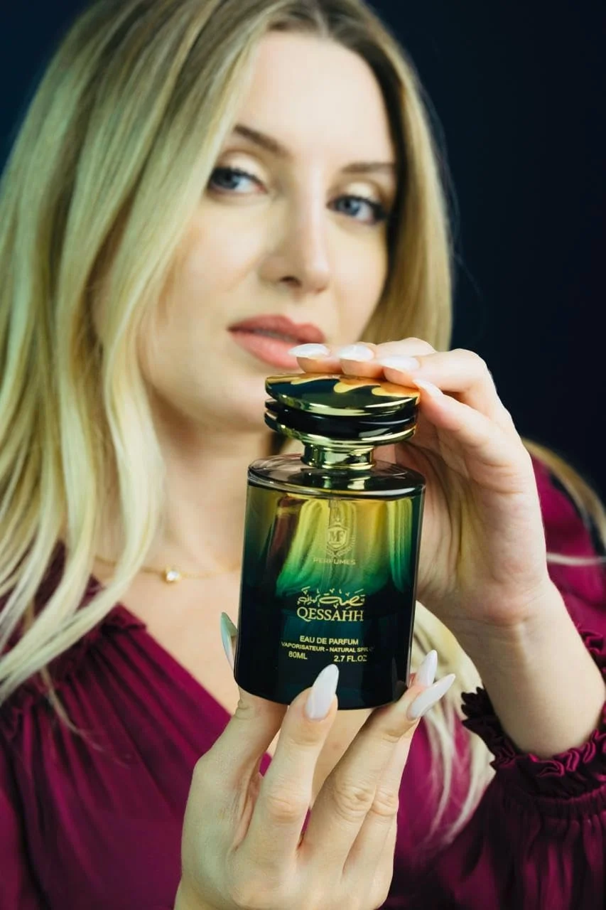 عطر ادو پرفیوم زنانه و مردانه MF LUXURY PERFUMES مدل Qessahh حجم 80 میل