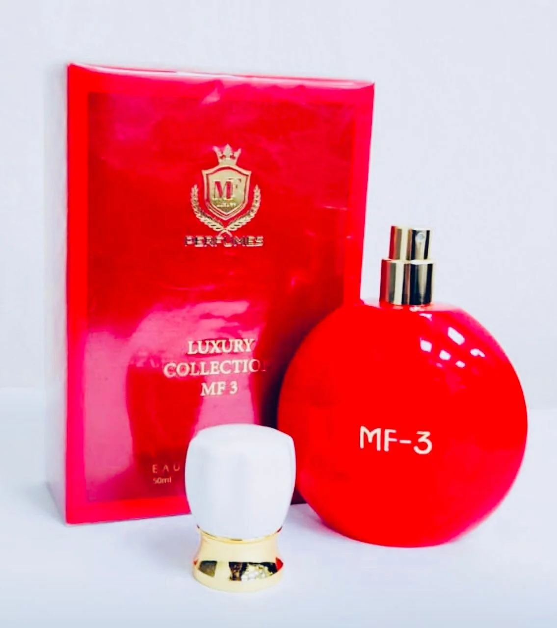 عطر زنانه ام اف لاکچری پرفیومز MF-3، کالکشن MF-3 ادو پرفیوم، 50 میلی لیتر عطر زنانه ام اف لاکچری پرفیومز MF-3، کالکشن MF-3 ادو پرفیوم، 50 میلی لیتر