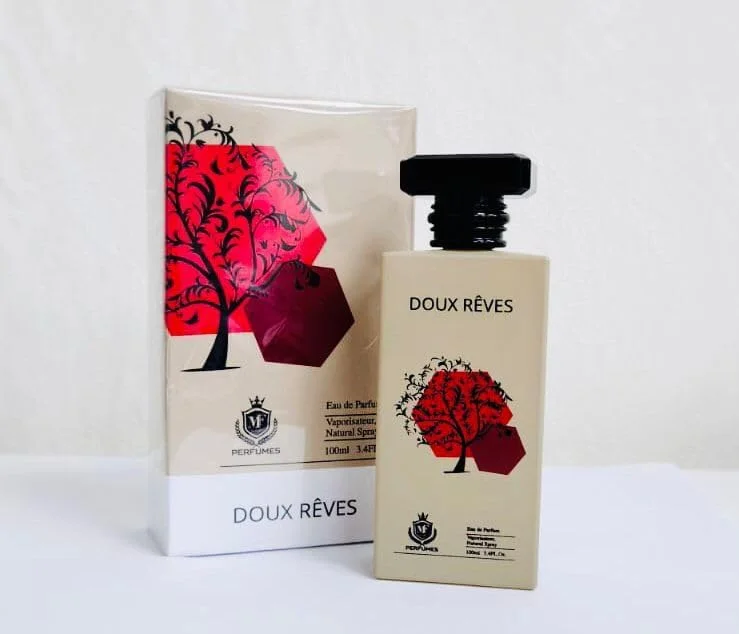 عطر ادو پرفیوم زنانه ام اف لاکچری پرفیومز Doux Reves، 100 میلی لیتر، اسپری طبیعی عطر ادو پرفیوم زنانه ام اف لاکچری پرفیومز Doux Reves، 100 میلی لیتر، اسپری طبیعی