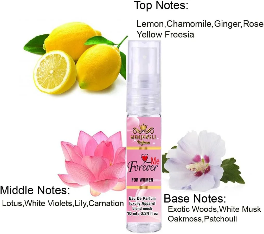 ادو پرفیوم زنانه منجوئل Love Me Forever | اسپری معطر | عطر جیبی | اسپری خوشبو کننده | هدیه برای زنان | ادو پرفیوم زنانه 10 میلی لیتر