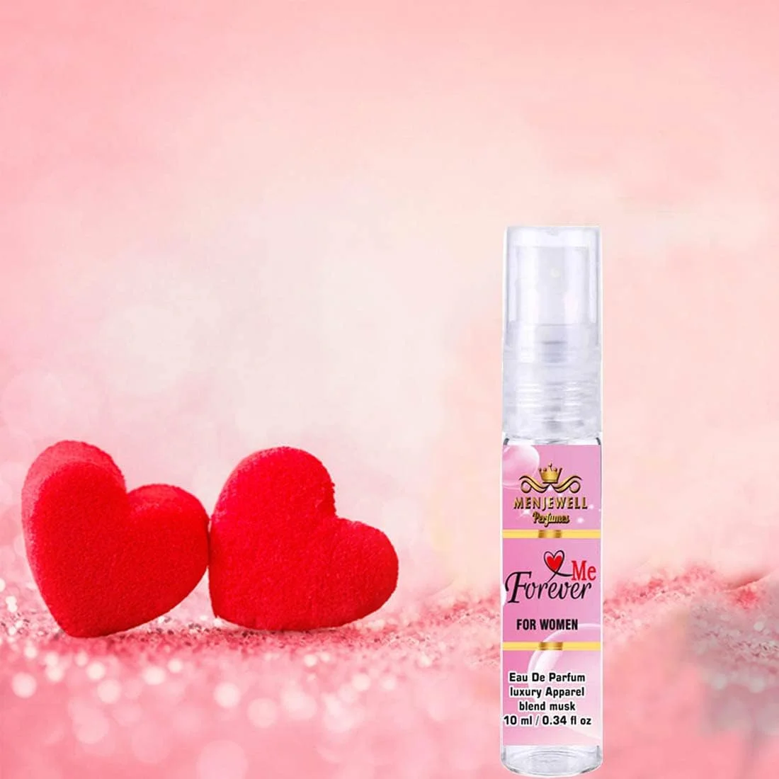ادو پرفیوم زنانه منجوئل Love Me Forever | اسپری معطر | عطر جیبی | اسپری خوشبو کننده | هدیه برای زنان | ادو پرفیوم زنانه 10 میلی لیتر