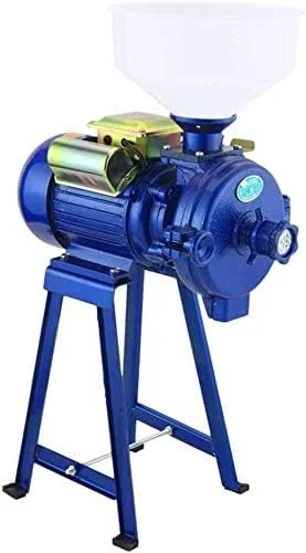 آسیاب برقی 2200 وات GZDodek، آسیاب تجاری سنگین، آسیاب خشک برقی، غلات، ذرت، دانه قهوه، گندم، دستگاه آسیاب خوراک با قیف