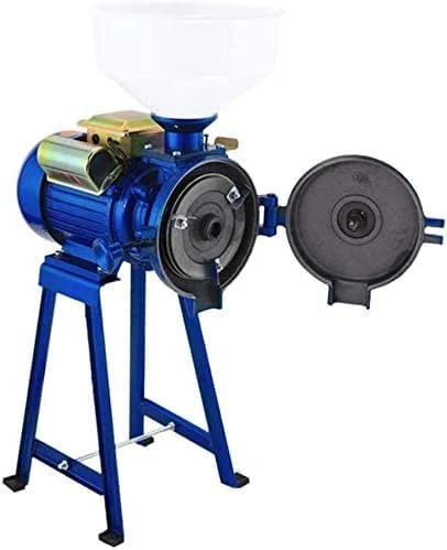 آسیاب برقی WRQzxcv 2200W، آسیاب صنعتی سنگین، آسیاب خشک برقی برای غلات، ذرت، دانه، قهوه، گندم، دستگاه خوراک با قیف آسیاب برقی WRQzxcv 2200W، آسیاب صنعتی سنگین، آسیاب خشک برقی برای غلات، ذرت، دانه، قهوه، گندم، دستگاه خوراک با قیف