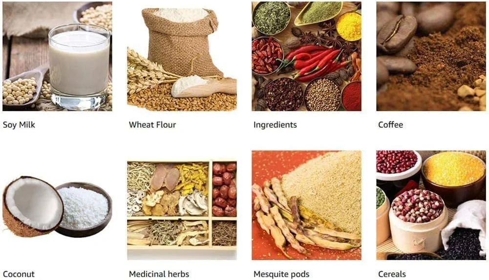 آسیاب برقی 2200 وات GZDodek، آسیاب تجاری سنگین، آسیاب خشک برقی، غلات، ذرت، دانه قهوه، گندم، دستگاه آسیاب خوراک با قیف آسیاب برقی 2200 وات GZDodek، آسیاب تجاری سنگین، آسیاب خشک برقی، غلات، ذرت، دانه قهوه، گندم، دستگاه آسیاب خوراک با قیف