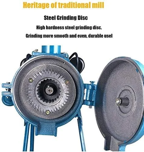 آسیاب برقی 2200 وات زاید مدل ZAIED برای آرد و خوراک دام، آسیاب غلات خشک، دستگاه آسیاب برنج، ذرت، دانه، قهوه، گندم، آسیاب خوراک دام، غلات مرطوب و خشک