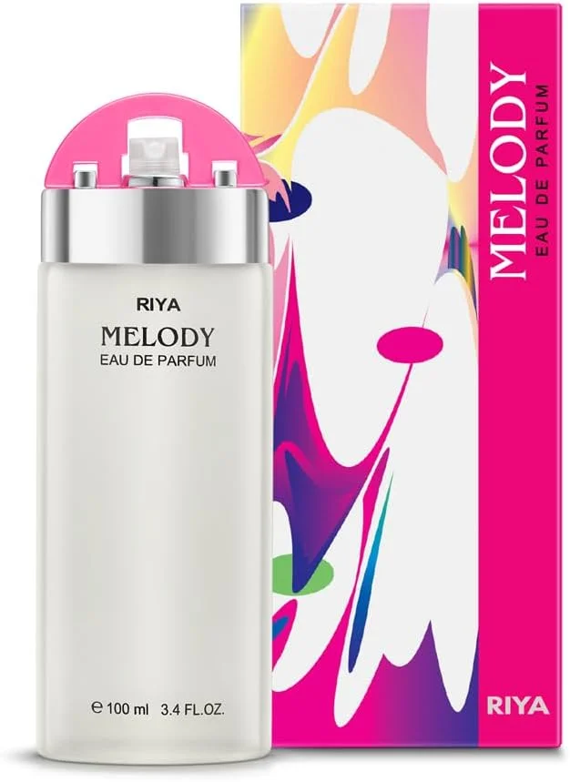 RIYA MELODY (صورتی) | عطر 100 میلی لیتری زنانه | ادو پرفیوم با ماندگاری طولانی | اسپری عطر مرکباتی گلی تازه | رایحه ملایم