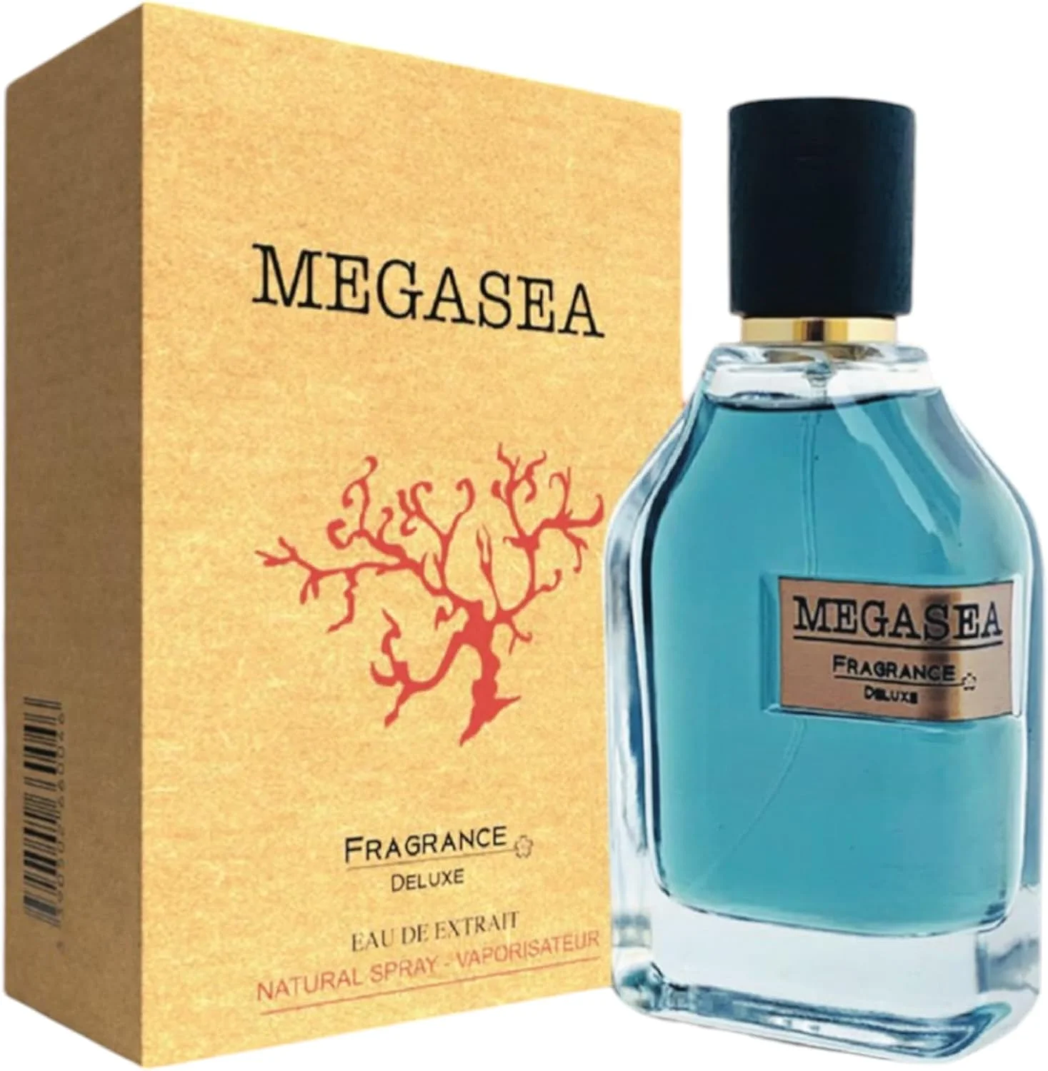 ادکلن مگاسیا اکستریت 100 میلی لیتر - عطر دریایی تازه با رایحه ترنج، جلبک دریایی و مشک