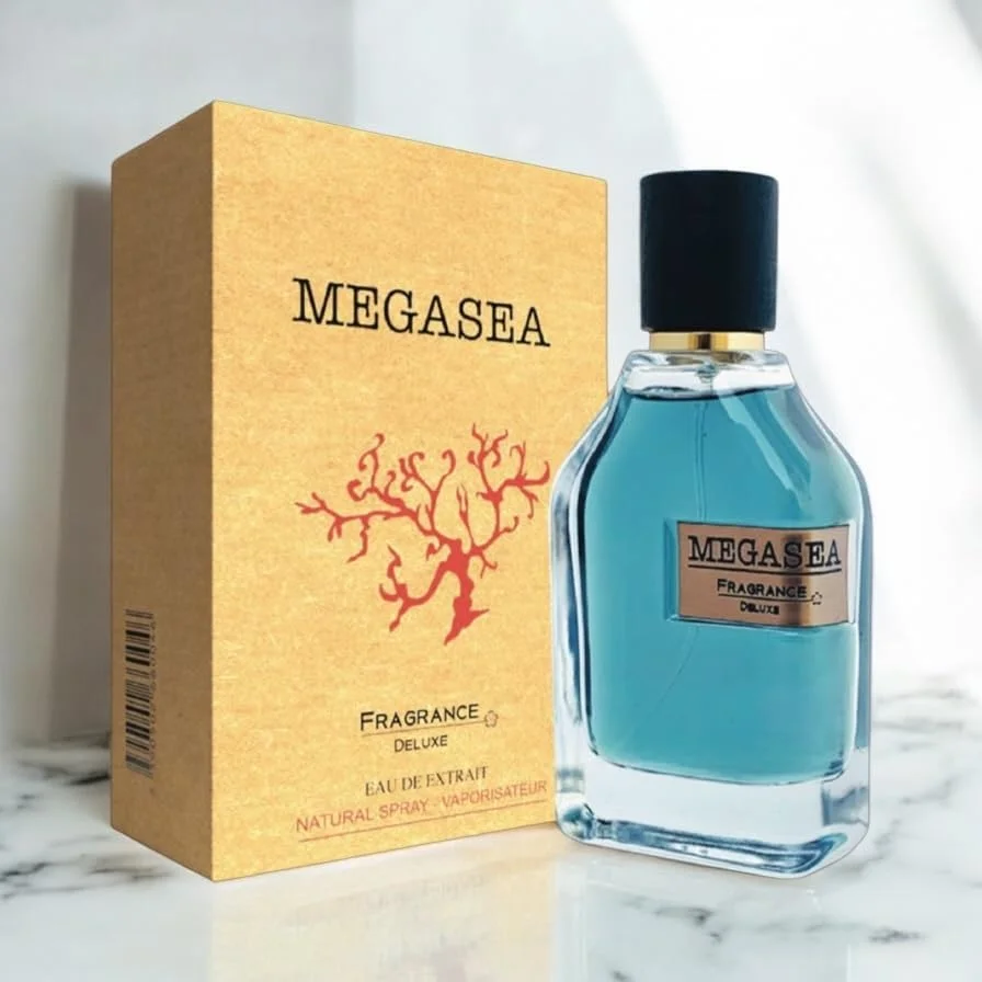 ادکلن مگاسیا اکستریت 100 میلی لیتر - عطر دریایی تازه با رایحه ترنج، جلبک دریایی و مشک