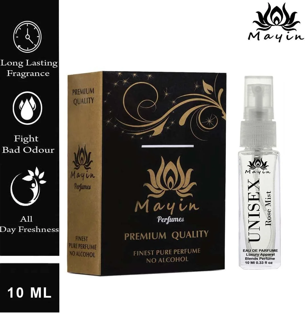 عطر جیبی رُز میست ماین پرفیومز ادو پرفیوم اسپری مردانه و زنانه (10 میلی لیتر)