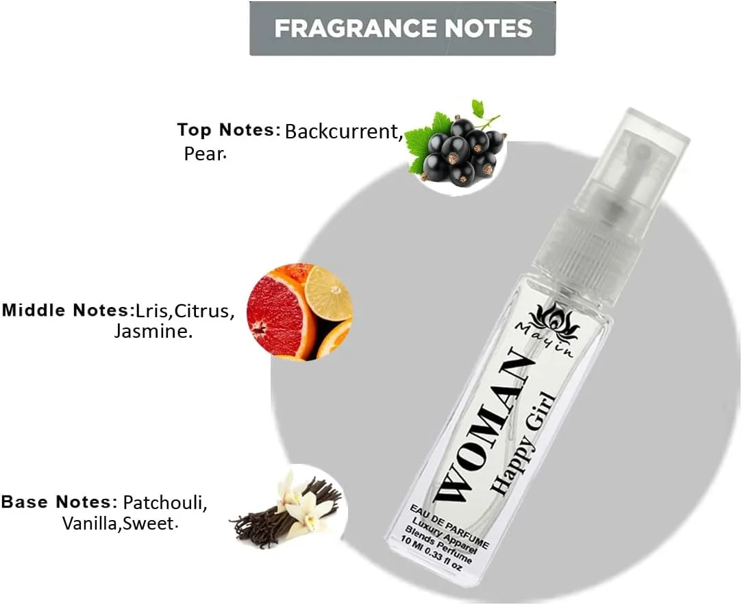 عطر جیبی زنانه ماین پرفیومز مدل Happy Girl ادو پرفیوم (10 میلی لیتر)