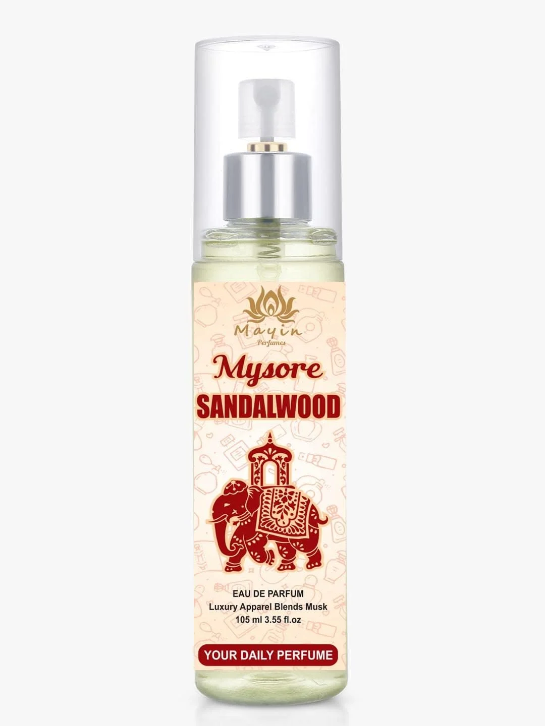 ادکلن مایین پرفیومز Mysore Sandalwood Eau De Parfum/ d Spray/Pocket برای مردان و زنان (105 میلی لیتر)