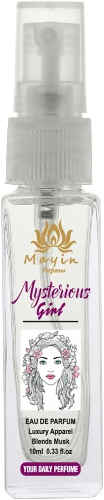 عطر جیبی زنانه و مردانه ماین پرفیومز مدل Mysterious Girl Eau De Parfum/ d Spray حجم 10 میلی لیتر