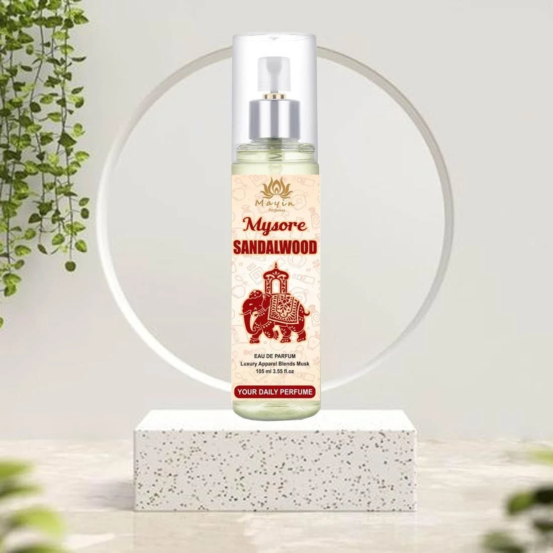 ادکلن مایین پرفیومز Mysore Sandalwood Eau De Parfum/ d Spray/Pocket برای مردان و زنان (105 میلی لیتر)