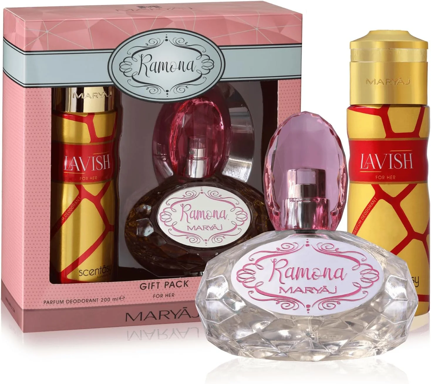 ست هدیه عطر زنانه Maryaj RAMONA و Scentasy-LAVISH