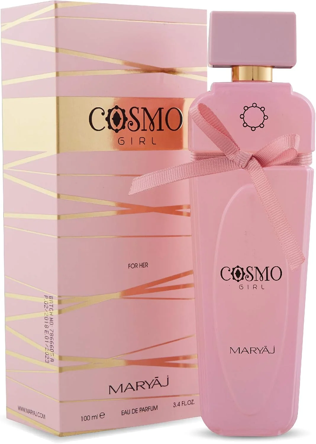 مریاج Cosmo Girl ادو پرفیوم زنانه با رایحه گل‌دار و پودری 100 میلی‌لیتر و مریاج Ramona ادو پرفیوم زنانه با رایحه مرکباتی و گل‌دار 100 میلی‌لیتر + 1 تستر عطر