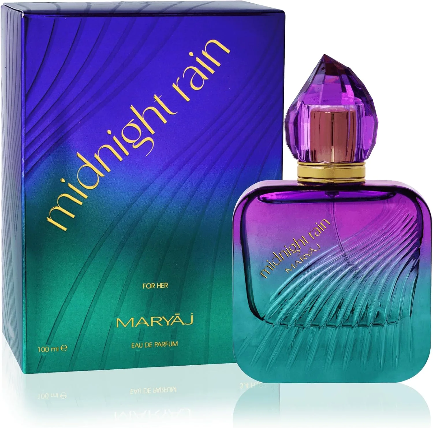 ادکلن زنانه مریاج مدل Midnight Rain - رایحه گلی میوه ای ماندگار، 100 میلی لیتر