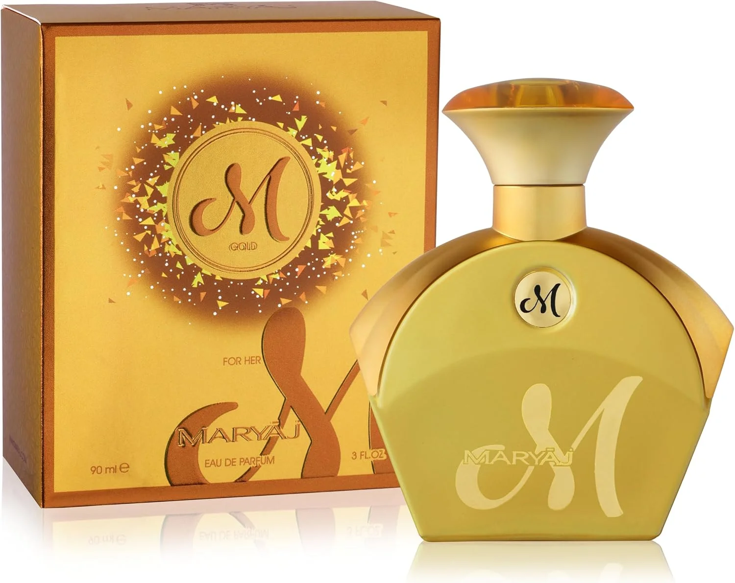 ادو پرفیوم زنانه مریاج مدل M Gold حجم 90 میلی لیتر