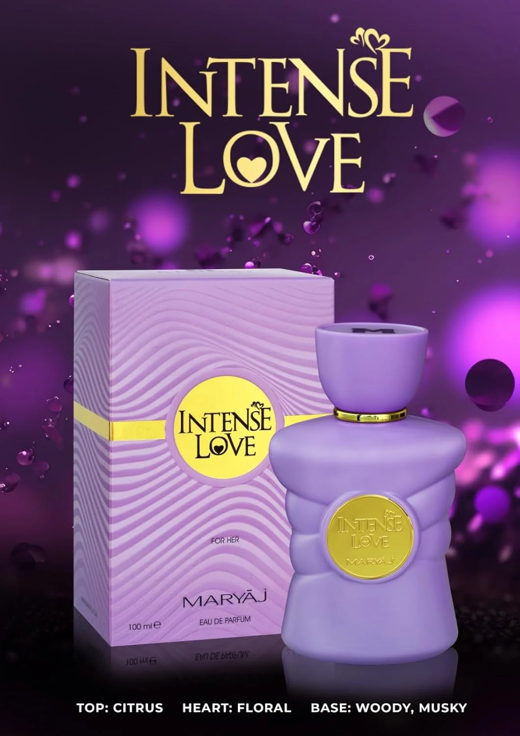 ادکلن زنانه ماریاژ مدل Intense Love حجم 100 میلی لیتر