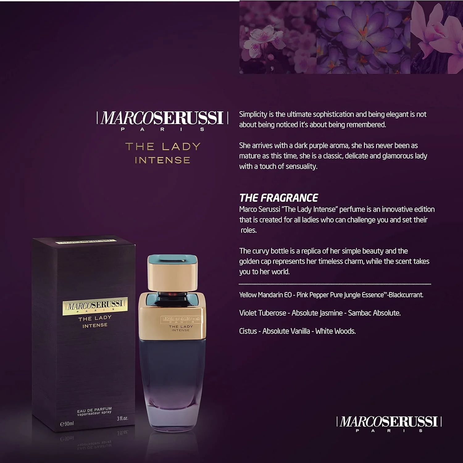 عطر زنانه مارکو سروسی د لیدی اینتنس ادو پرفیوم 90 میلی لیتر عطر زنانه مارکو سروسی د لیدی اینتنس ادو پرفیوم 90 میلی لیتر