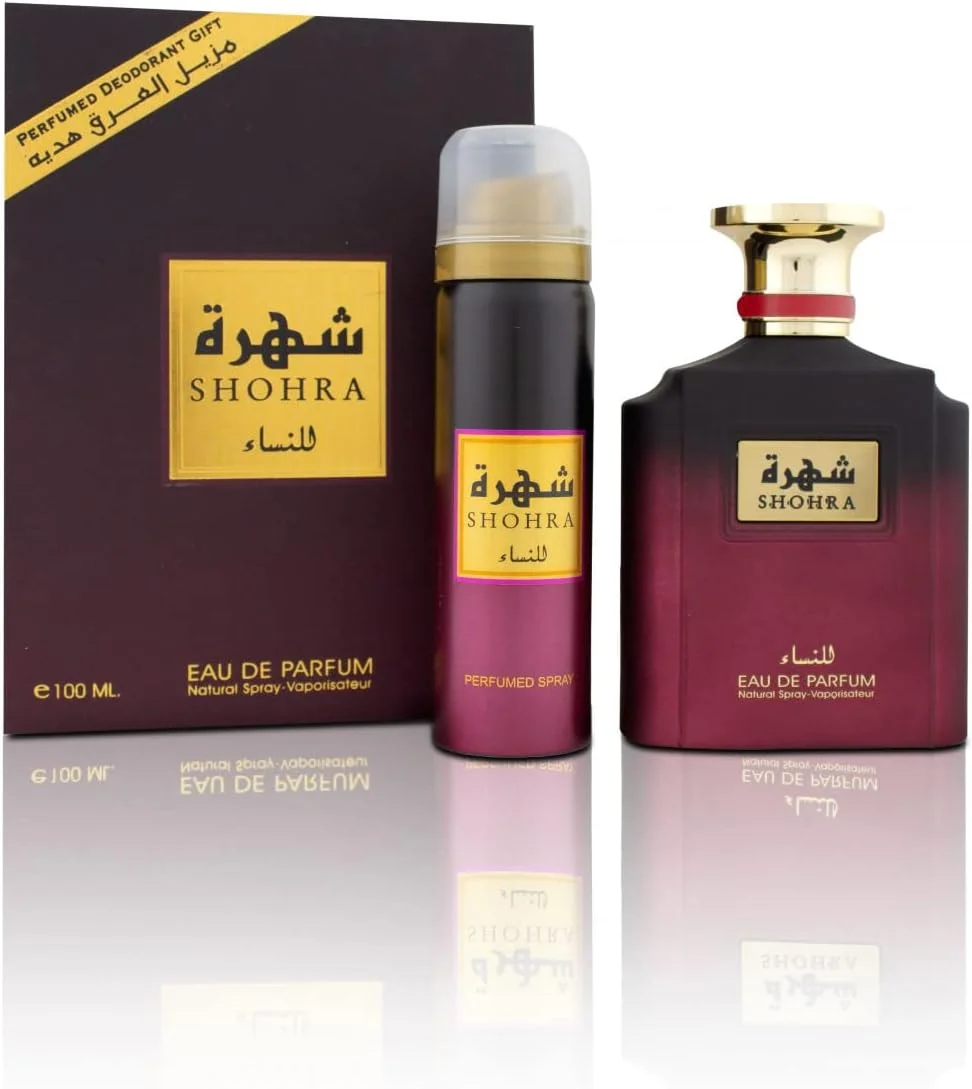 MAMLAKAT AL OUD Ard Khaleej Shohra Femme با دئودورانت زنانه ادو پرفیوم، 100 میلی لیتر