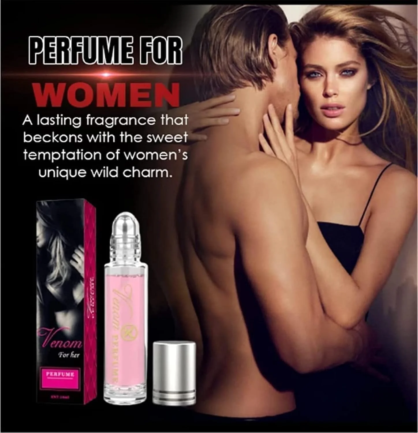 عطر فرومونی MAJHER مدل Venom، 2 عددی، اسپری ادکلن روغن ضروری رولی طبیعی ماندگار برای مردان و زنان عطر فرومونی MAJHER مدل Venom، 2 عددی، اسپری ادکلن روغن ضروری رولی طبیعی ماندگار برای مردان و زنان