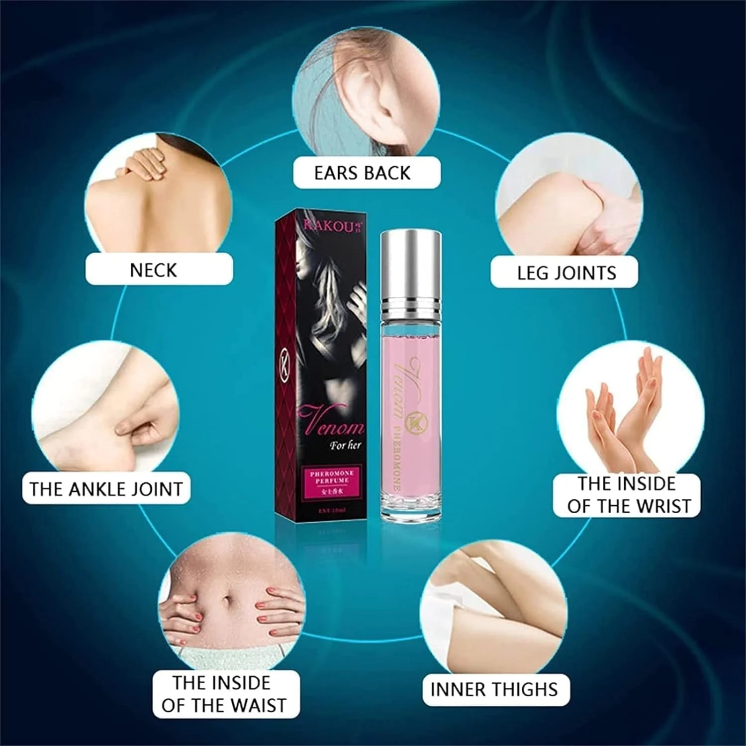 عطر فرومونی MAJHER مدل Venom، 2 عددی، اسپری ادکلن روغن ضروری رولی طبیعی ماندگار برای مردان و زنان عطر فرومونی MAJHER مدل Venom، 2 عددی، اسپری ادکلن روغن ضروری رولی طبیعی ماندگار برای مردان و زنان