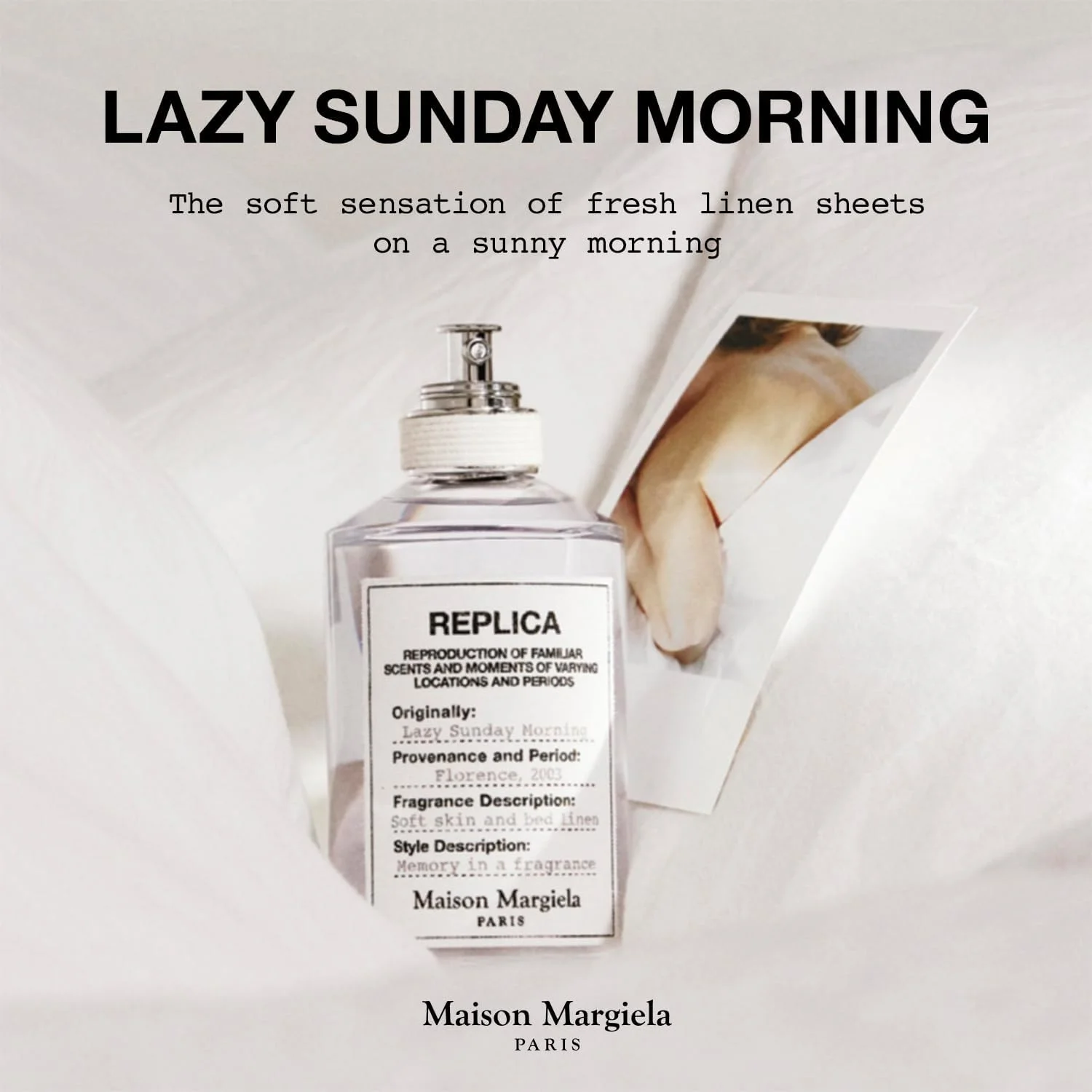 ادکلن زنانه Maison Margiela Replica Lazy Sunday Morning - Eau de Toilette، 100 میلی لیتر (3605521932464) ادکلن زنانه Maison Margiela Replica Lazy Sunday Morning - Eau de Toilette، 100 میلی لیتر (3605521932464)