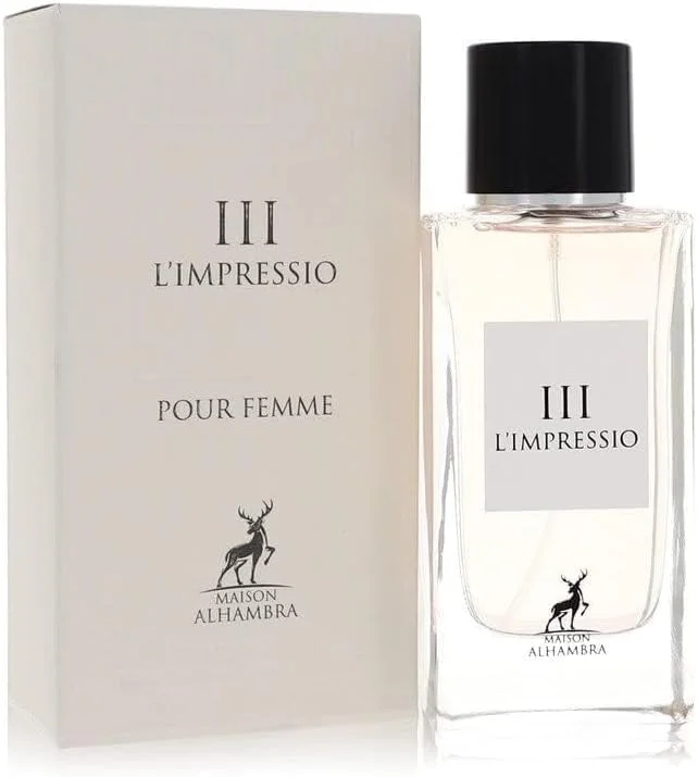 ادکلن زنانه میسون الحمبرا مدل L'Impressio Iii Pour Femme Eau de Parfum حجم 100 میل