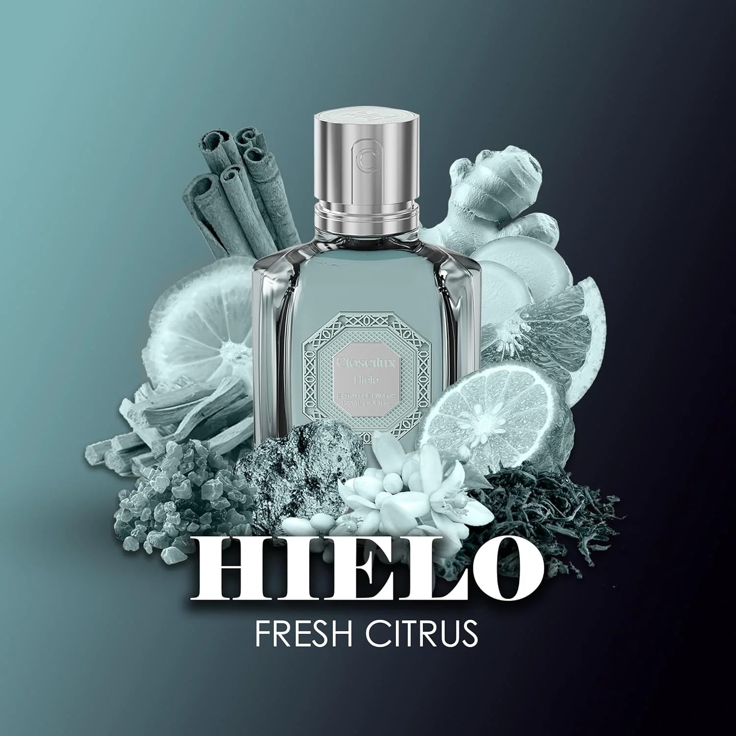 عطر مردانه Hielo By Closet Luxe - Extrait de Parfum مرکبات تازه، عطر لوکس برای مردان - ماندگاری طولانی با ترنج، نرولی و چای سیاه - 100 میلی لیتر عطر مردانه Hielo By Closet Luxe - Extrait de Parfum مرکبات تازه، عطر لوکس برای مردان - ماندگاری طولانی با ترنج، نرولی و چای سیاه - 100 میلی لیتر
